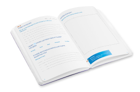 LYBALVI patient journal that patients can share with healthcare professionals