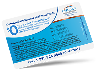 Co-pay Savings Card for LYBALVI® (olanzapine and samidorphan)