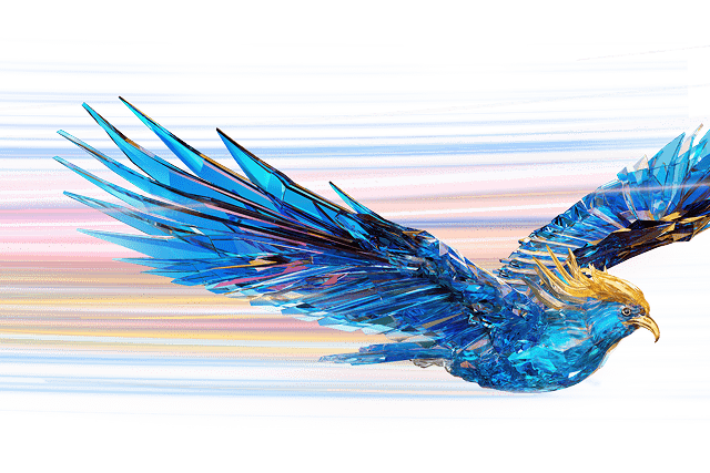 Pose of bird in flight